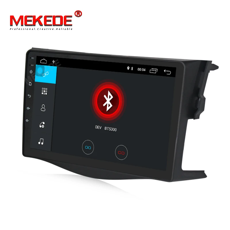Top mekede Android 8.1 car dvd player for Toyota RAV4 Rav 4 2007 2008 2009 2010 2011 2 din 1024*600 gps navigation wifi 4 core 4