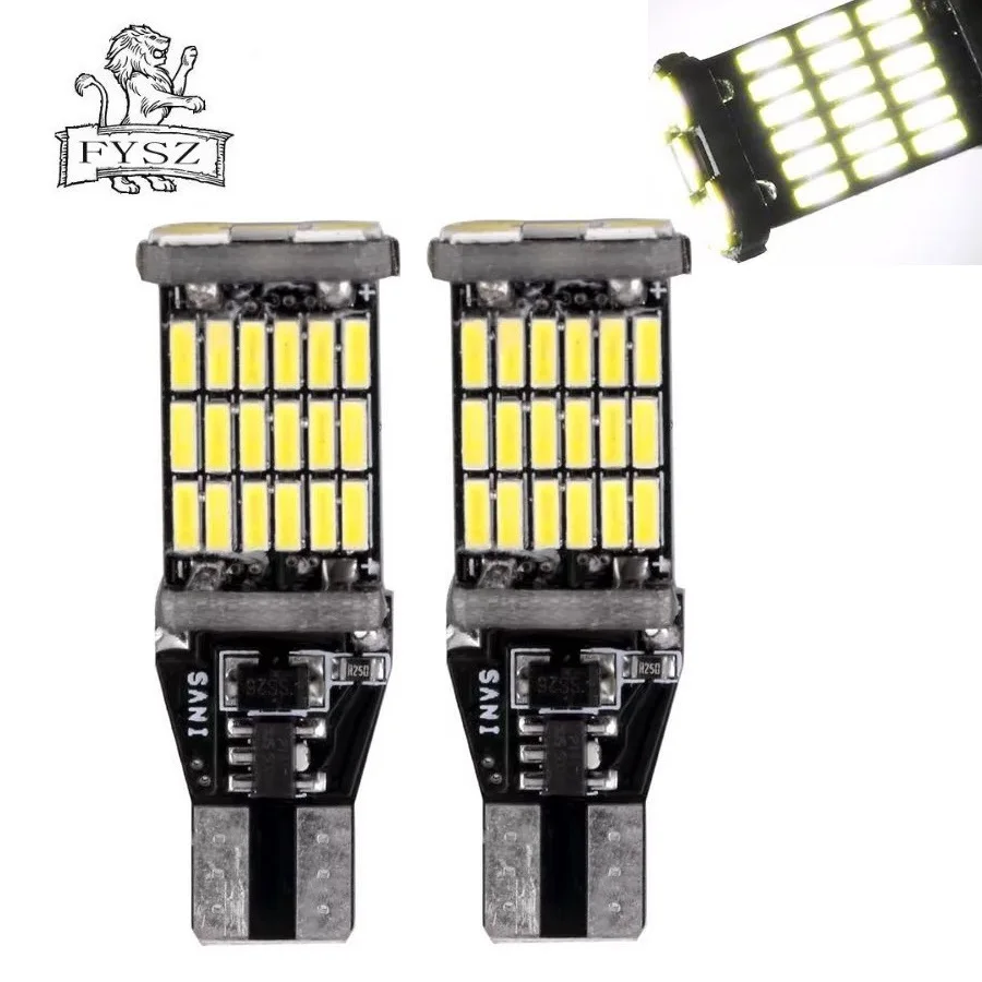 

FYSZ automotive LED decoder rear light t15-4014-45smd 20W 6000k-6500k turn signal brake light highlighted taillight