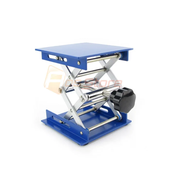 

4" (10x10cm) Lab Jack Scissor Lift Elevator Support Stand Aluminum Oxide Jack Scissor Lab-Lift Lifting Platforms
