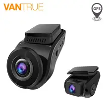 VANTRUE S1 Dash Cam передний и задний двойной объектив 1080P супер конденсатор Dash камера 2 ''lcd 2160P Встроенный gps автомобильный видеорегистратор