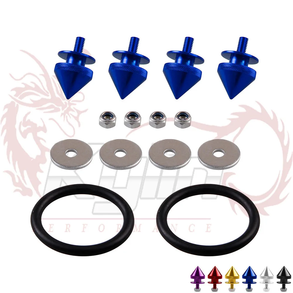 Universal Aluminum Spiked Quick Release Fasteners Kit Washer/Nut For