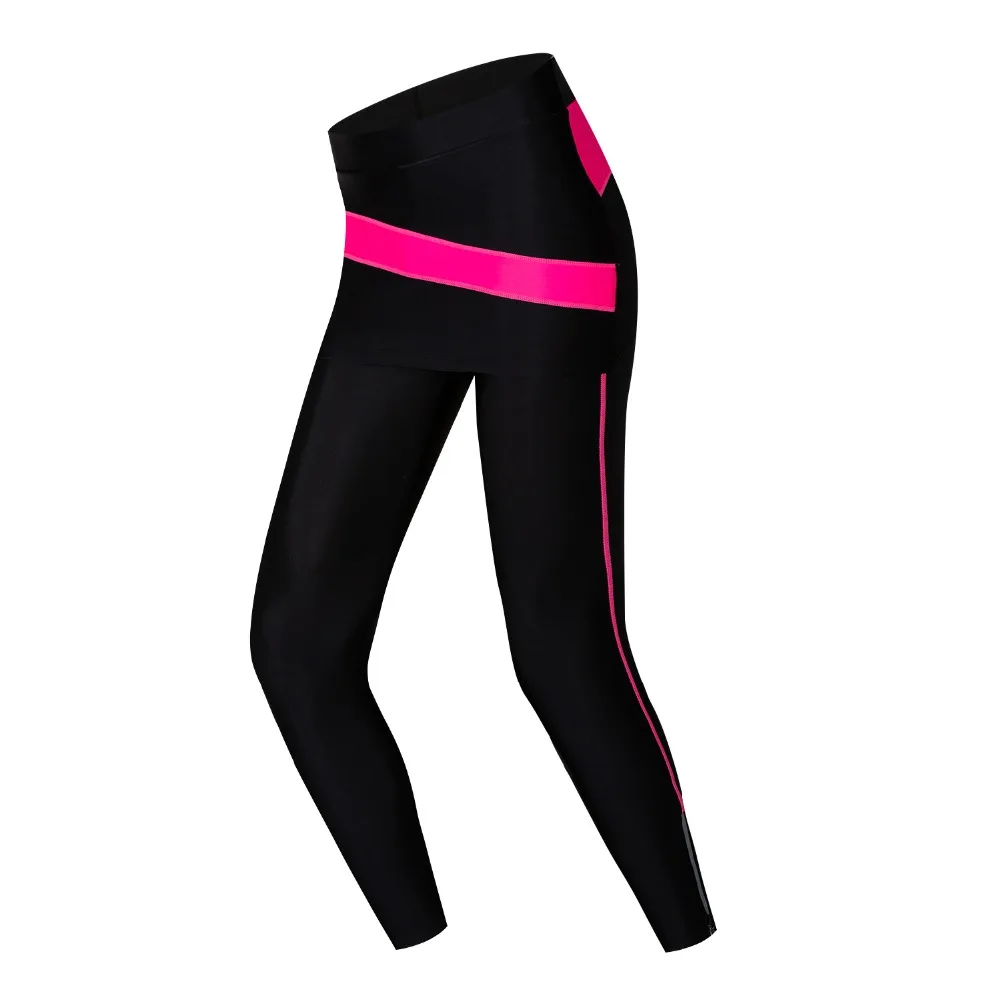 Женские компрессионные велосипедные штаны с гелевой подкладкой для горного велосипеда, колготки для девушек, велосипедные брюки, юбка для верховой езды, дышащая, черная, розовая, синяя