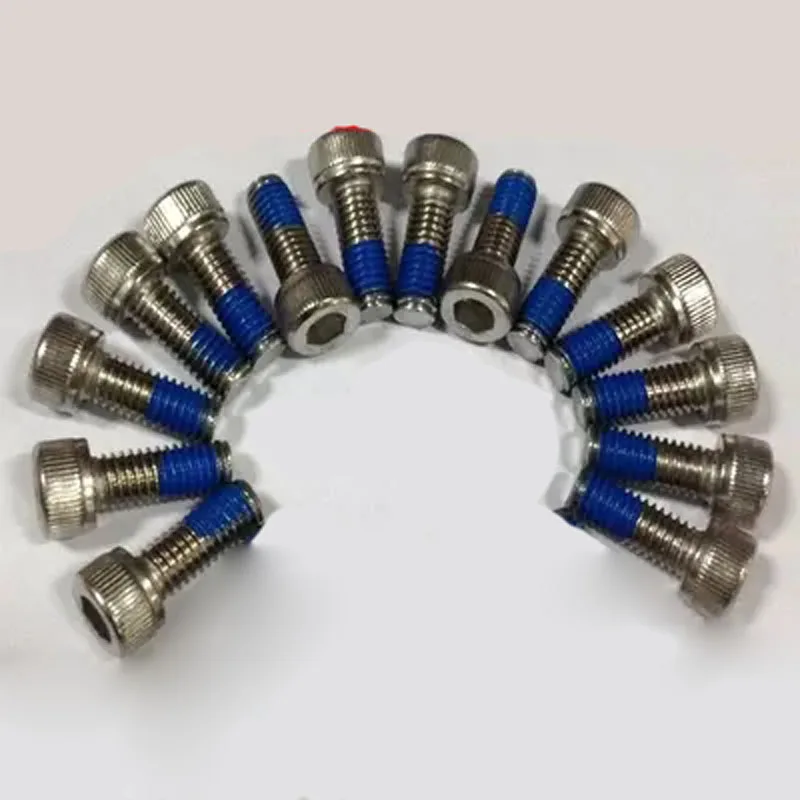 M2 M3 Hex socket Screw Cylindrical head knurling Bolts Anti loose