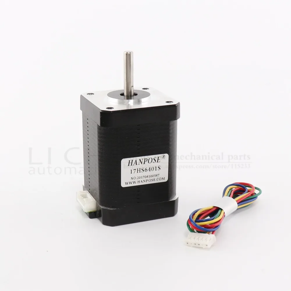شحن مجاني 2-المرحلة الهجين السائر nema17 موتور 60 ملليمتر (1.7A ، 0.73NM ، 60 ملليمتر ، 4-سلك) نيما 17 17HS6401 ل 3D طابعة cnc شحن مجاني 2-المرحلة الهجين السائر nema17 موتور 60 ملليمتر (1.7A ، 0.73NM ، 60 ملليمتر ، 4-سلك) نيما 17 17HS6401 ل 3D طابعة cnc