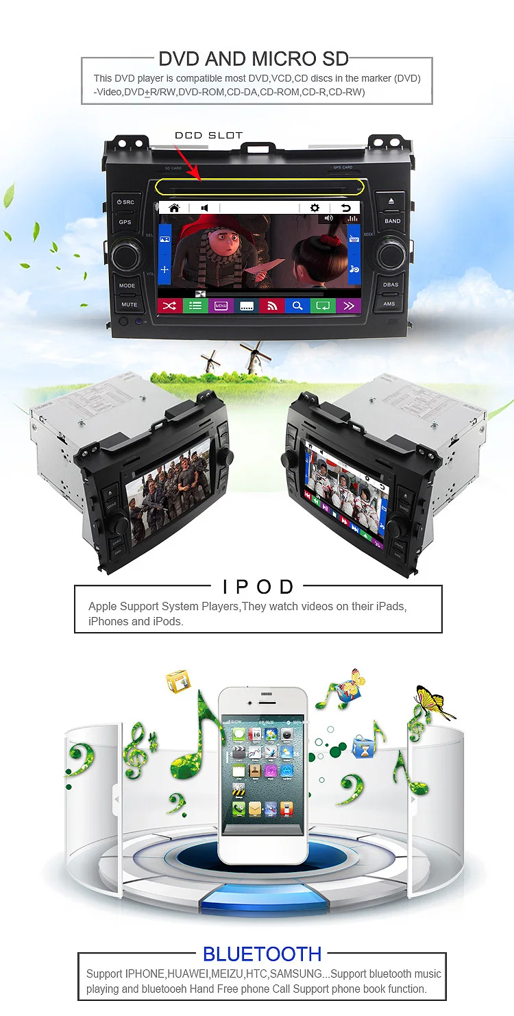 Discount LJDA 2 Din Car DVD Player For Toyota Prado 2002-2009 Land Cruiser 120 Capacitive GPS Navigation Car Multimedia Auto Audio Radio 1 Discount LJDA 2 Din Car DVD Player For Toyota Prado 2002-2009 Land Cruiser 120 Capacitive GPS Navigation Car Multimedia Auto Audio Radio 1