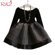 Коллекция года, весенне-осеннее Новое корейское модное милое платье принцессы с круглым вырезом и длинными рукавами и поясом, k1