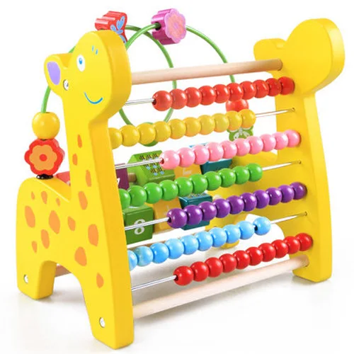 Wooden Abacus small With Animals 