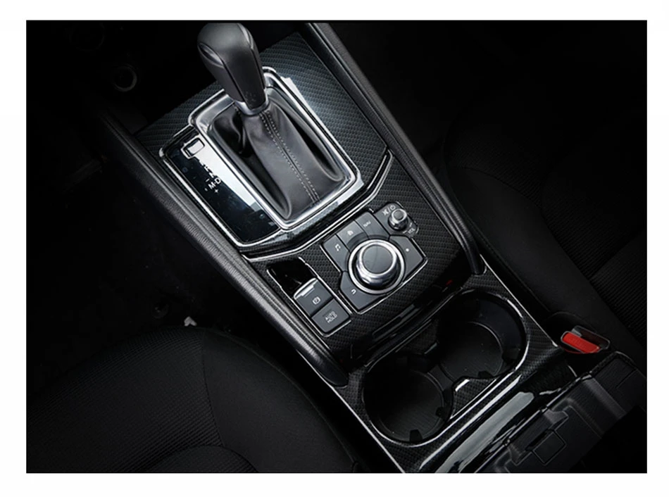 Внутренняя ABS углеродная Автомобильная центральная консоль рычага переключения передач рычаг переключения для mazda cx5 CX-5 аксессуары YCSUNZ