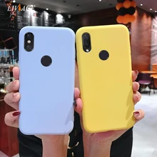 Силиконовый чехол для xiaomi mi play mi x 3 mi 8 lite pro mi 8 explorer edition max 3 pro карамельный цвет мягкая задняя крышка fundas