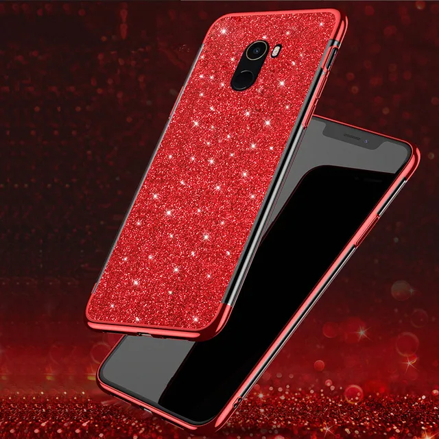 Luxury Glitter Bling Case for Galaxy S6 S7 Edge Fashion Cute Shining Powder Phone Cover For Samsung A6 A8 Plus J2 J4 J6 J8 2018