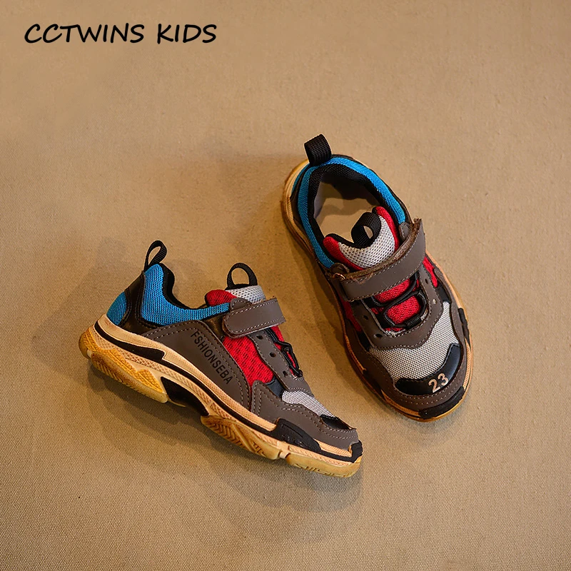 CCTWINS KIDS/ г.; Весенняя сетчатая обувь для маленьких мальчиков; Детские Модные Повседневные спортивные кроссовки для маленьких девочек; Брендовые спортивные кроссовки белого цвета; F2061