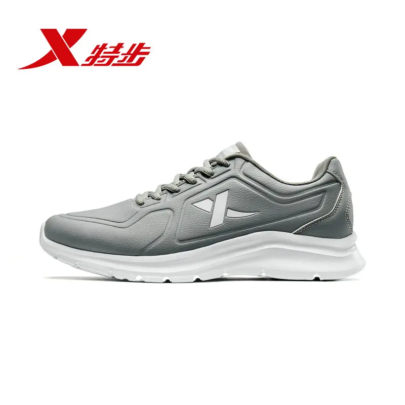 Xtep Мужская беговая Обувь летняя спортивная обувь 4 цвета мягкий светильник кроссовки для мужчин бег 881319119078 - Цвет: gray