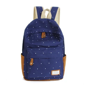 

Dot Printing Canvas Women Backpack Travel Bag Fashion Backpack for Teenage Girls School Backpack Bags Bolsas Mochila
