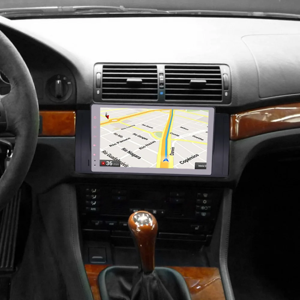 Best 9"Android 9.0 Autoradio Sat Nav DAB+ for BMW 5 serie E39 E53 X5 M5 Car stereo GPS Navigation WiFi 4G BT Radio OBD DVT-IN 2