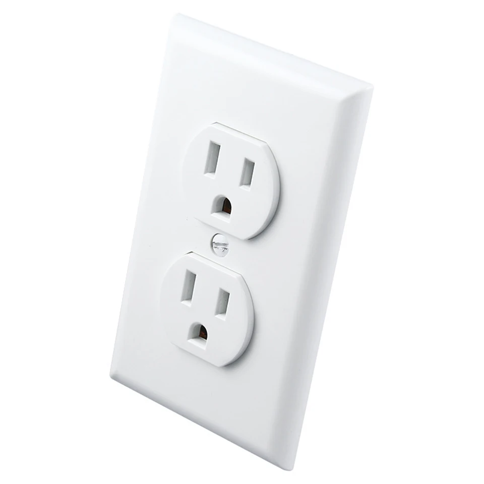 

115mm US Standard USB Wall socket, Dual USB Port Power Adapter Outlets Panel Universal Type B Plug Socket,AC110-250V