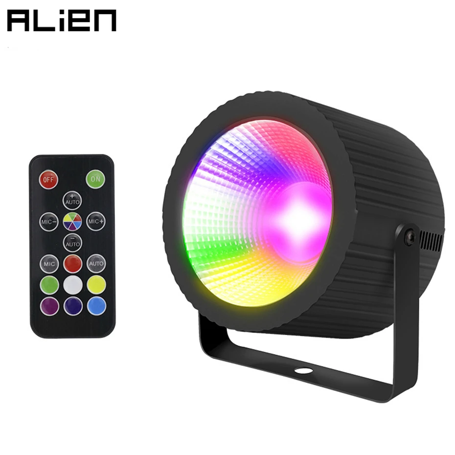 

ALIEN Remote 20W COB RGB UV White LED Mini Strobe Light Sound Activated Flash Stage Lighting Effect For Party DJ Disco Holiday