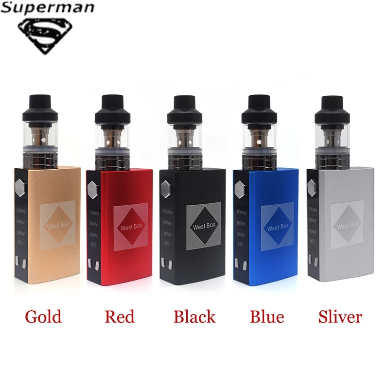 SUB TWO West V6 Box Vape Kit кальян электронная сигарета испаритель с аккумулятором 1800 мАч 2 5