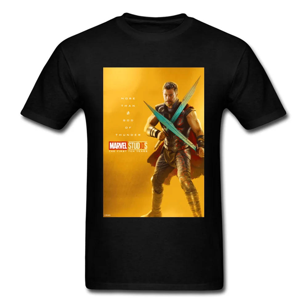 

More Than A God of Thunder T Shirt Men Tshirt Thor T-shirt 3D Clothing Avengers Tees Character Tops Superhero Shirts Black