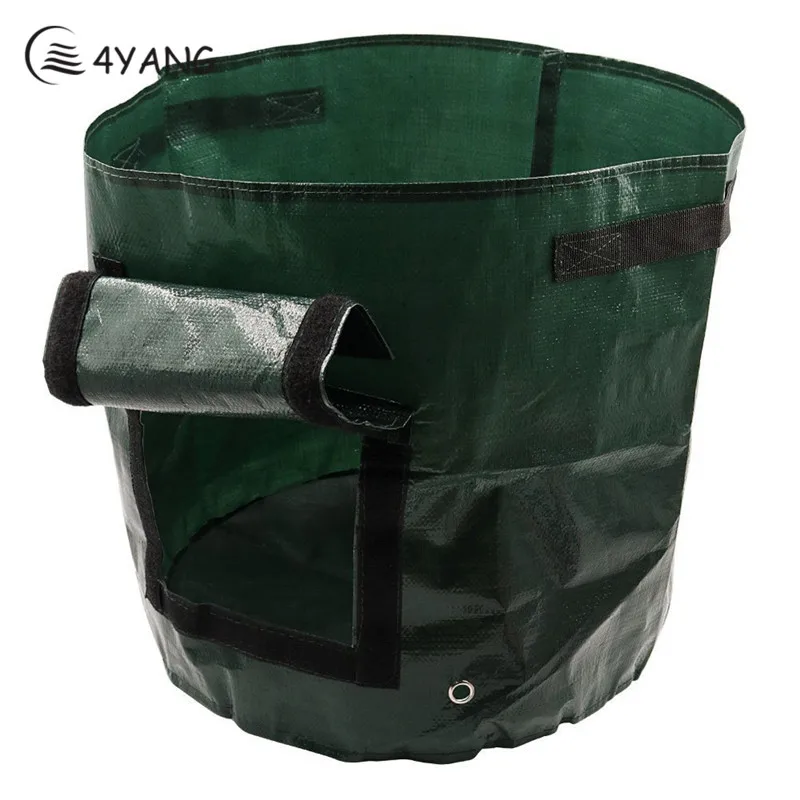 4YANG DIY Potato Grow Planter PE Cloth Planting Container Bag Vegetable gardening Thicken Garden Pot Planting Grow Bag 4YANG DIY Potato Grow Planter PE Cloth Planting Container Bag Vegetable gardening Thicken Garden Pot Planting Grow Bag
