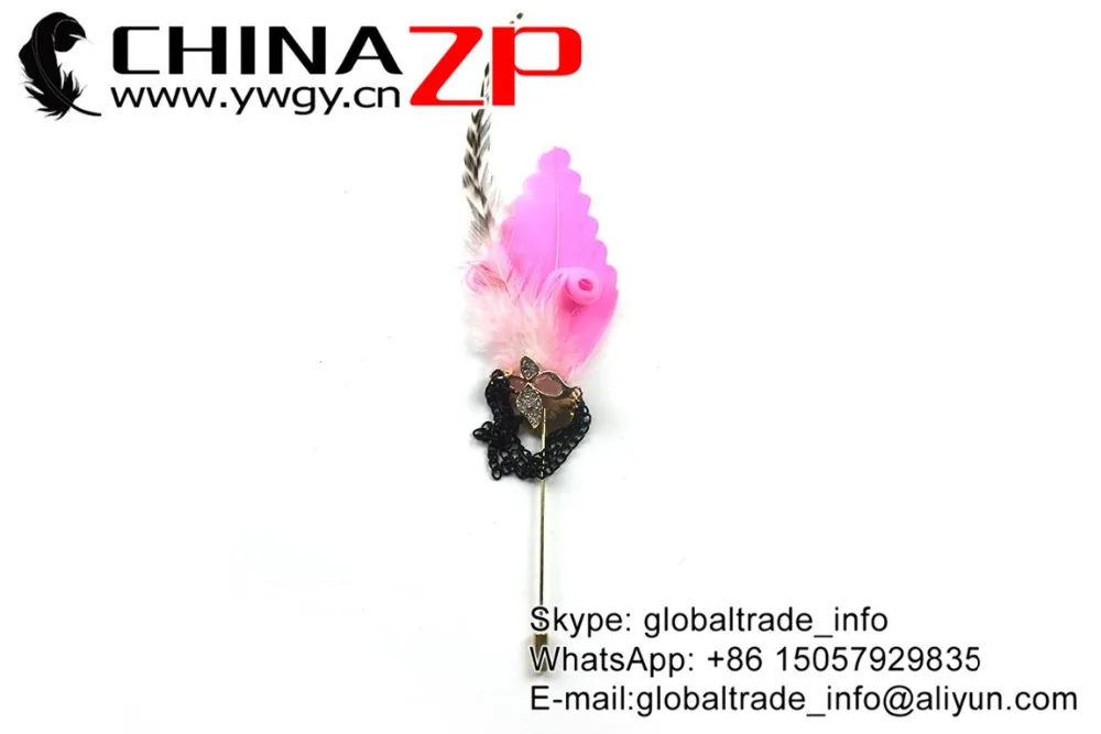 Handmade Feathers Brooch Pin  (130)