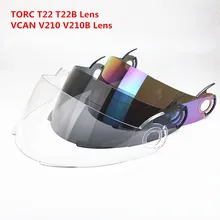 TORC T22 T22B motorcycle helmet Replacement lens Vcan V210 V210B flip up helmet Glasses bluetooth modular helmet shield