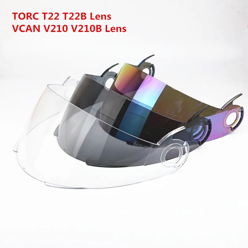 Torc T22 T22b Motorcycle Helmet Replacement Lens Vcan V210 V210b Flip