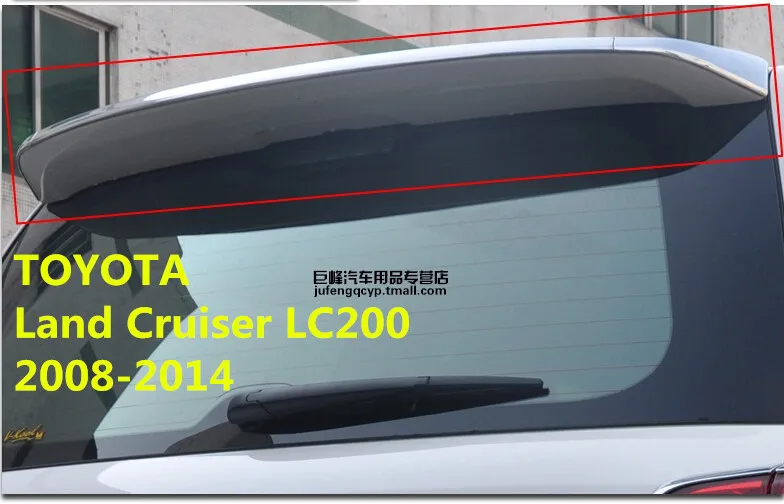 

Spoiler For TOYOTA Land Cruiser LC200 2008.2009.2010.2011.2012.2013.2014.2015.2016 Rear Wing Spoilers Trunk Lid Diffuser