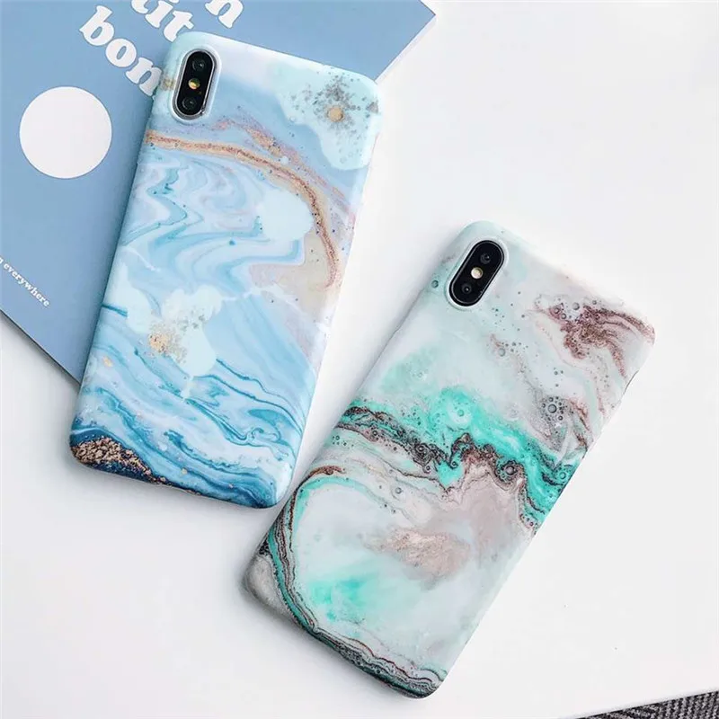 

Flowing Marble Soft TPU Cases For iphone 6 6s 7 8 plus X XR XS Max Cover For iphone X S XS Max Xr phone capas fundas