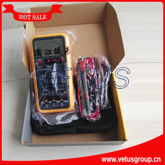 

VC9808A+ DCV,ACV,DCA,ACA,Resistance, Inductance,Capacitance types of multimeter
