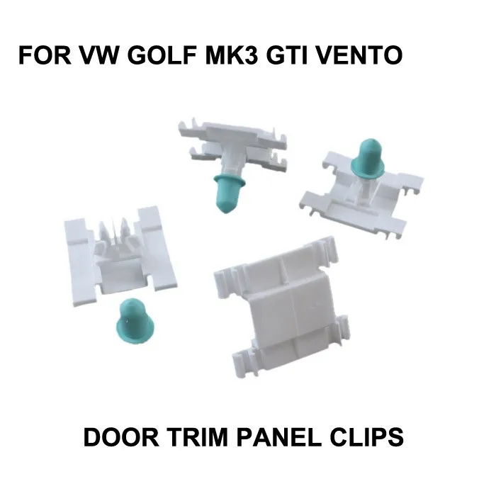 x10 PLASTIC CLIPS FOR VW GOLF MK3 GTI VENTO DOOR TRIM CLIPS EXTERIOR MOULDING VR6 1H0853585Bin