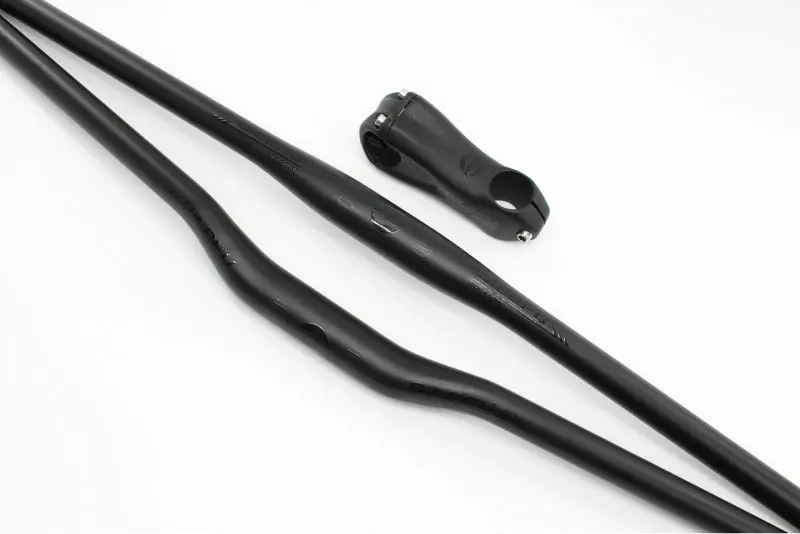 

2017 Newest QILEFU lightest Mountain bicycle matte UD full carbon fibre handlebar Road carbon bike stem MTB parts sets Free ship