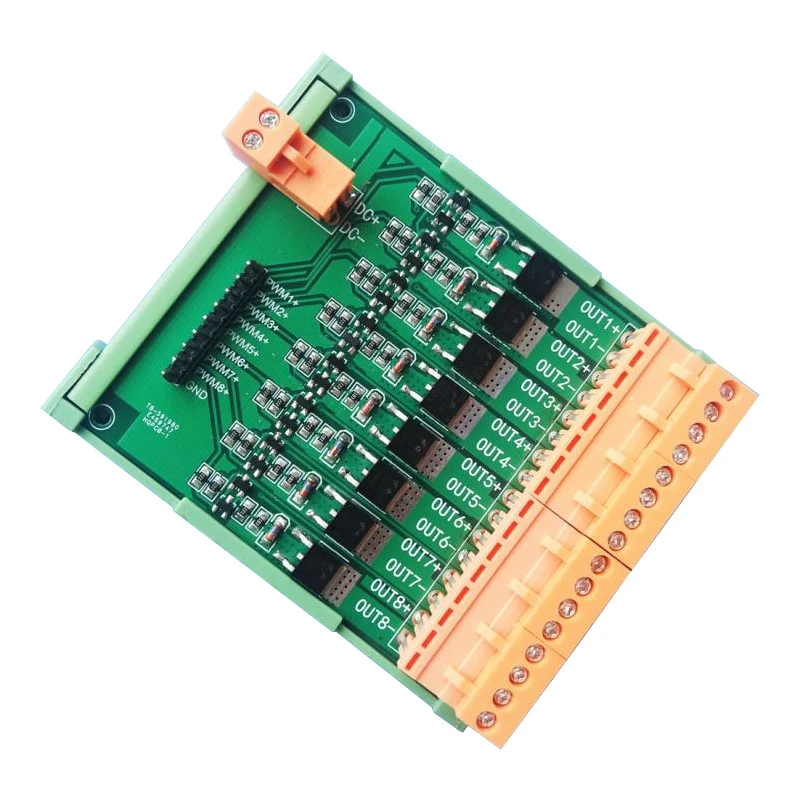 

Octal mos tube effect transistor PWM regulated power amplifier drive module 3.3 / 5/12/24 V