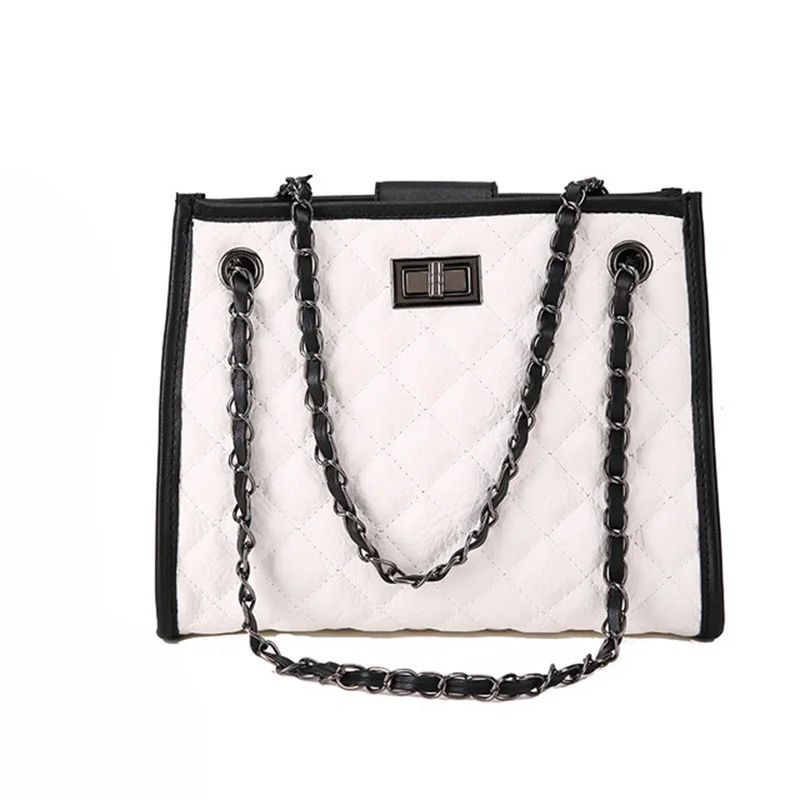 Large Black Leather Crossbody Bag