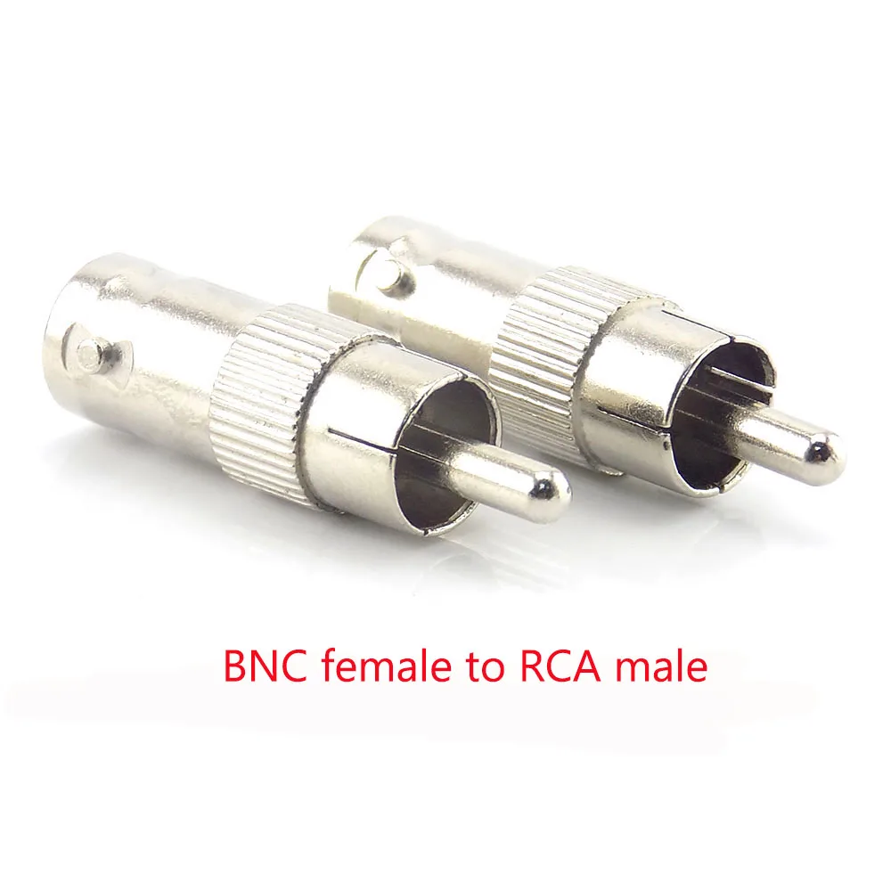 2/5/10 шт. разъем BNC гнездо штекер RCA Адаптер для системы видеонаблюдения