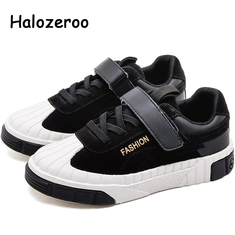 

Autumn New Kids Sport Sneakers Children Genuine Leather Sneakers Baby Girls Mesh Casual Sneakers Boys Black Brand Shoes Trainers