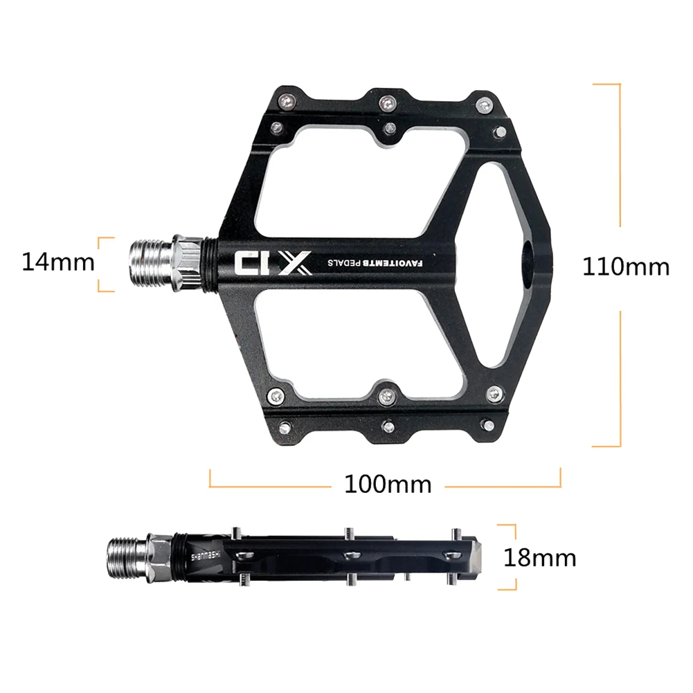 Алюминиевый сплав MTB XD плоский горный велосипедный Подшипник педали противоскользящие велосипедные части педали