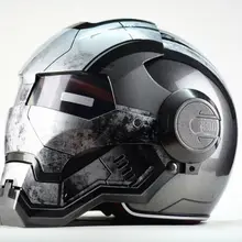 Masei военная машина серый мужской женский IRONMAN железный человек шлем мотоциклетный шлем половина шлем открытый шлем ABS шлем для мотокросса