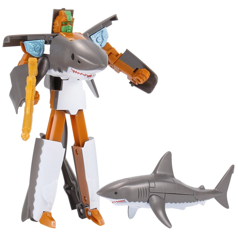 Transformation Sea Life Robot Toys Killer Whale Dolphin Great White Shark Deformation Plastic Boys Action Figure Children Toys Transformation Sea Life Robot Toys Killer Whale Dolphin Great White Shark Deformation Plastic Boys Action Figure Children Toys