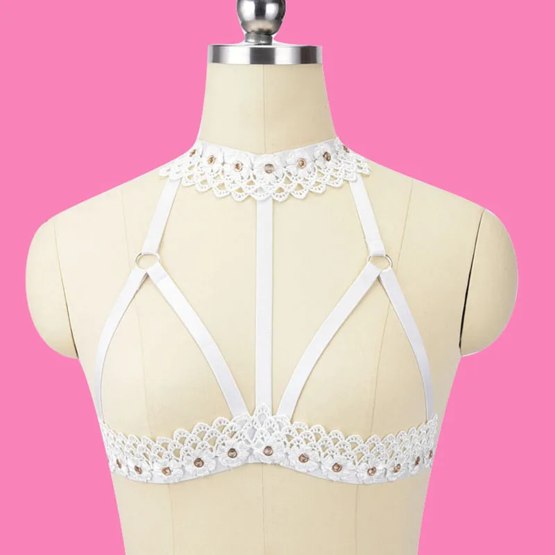 Browse lingerie Images and Ideas on Pinterest white underwired cage detail lace body in women