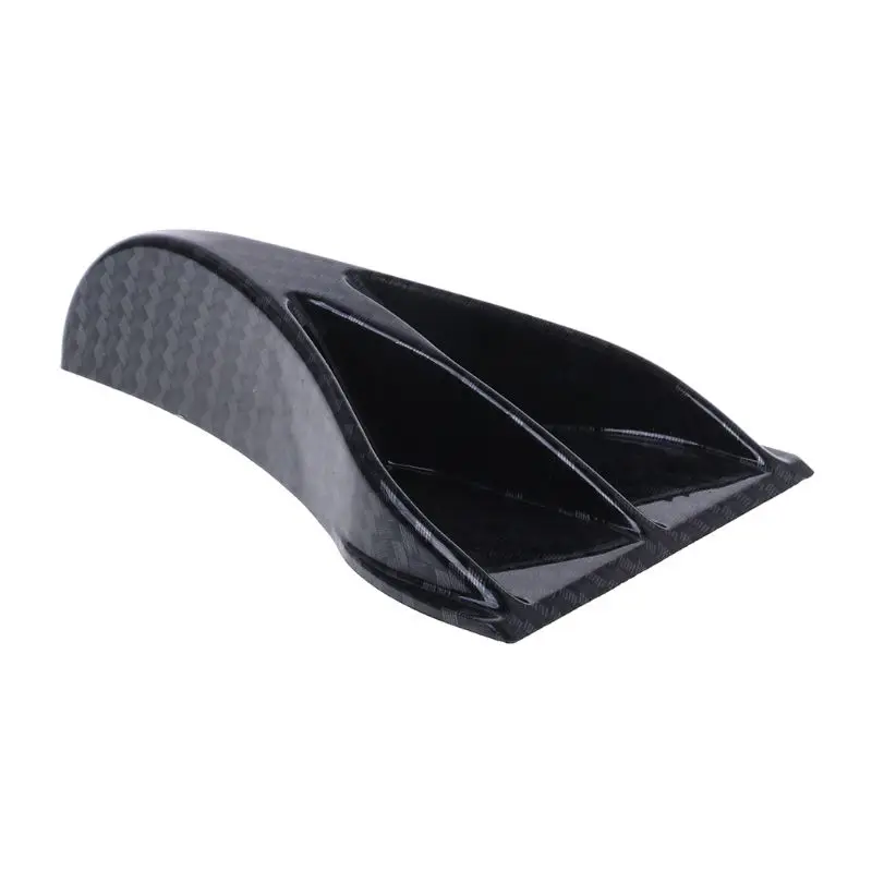 

1 Pcs Carbon Fiber Shark Fin Kit Diffuser Spoiler Roof Wing Windshield Vortex Generator for Windscreen RoofSpoiler Bumper 10166