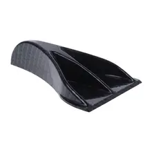 1 Pcs Carbon Fiber Shark Fin Kit Diffuser Spoiler Roof Wing Windshield Vortex Generator for Windscreen RoofSpoiler Bumper 10166