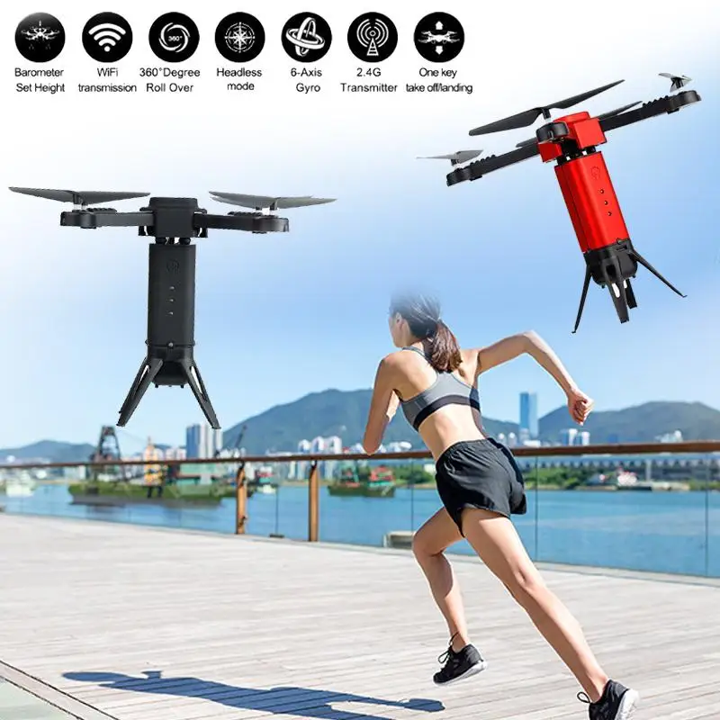 

BP118 Mini Done With Camera 2MP Camera RC Quadcopter Selfie Drone RC Quadrupter Helicopter Aircraft FPV APP Remote Control Toys