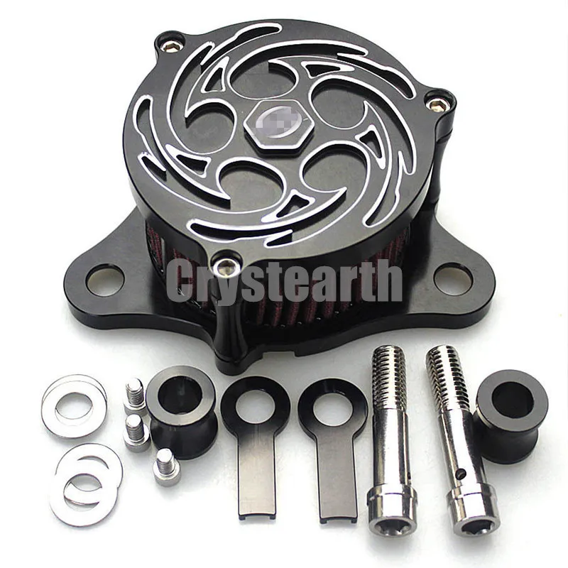 

Motorcycle Parts Air Cleaner Intake Filter System Air Filter Set For Harley Sportster 2004-2015 XL883 XL1200 2005 2006 2007 2008