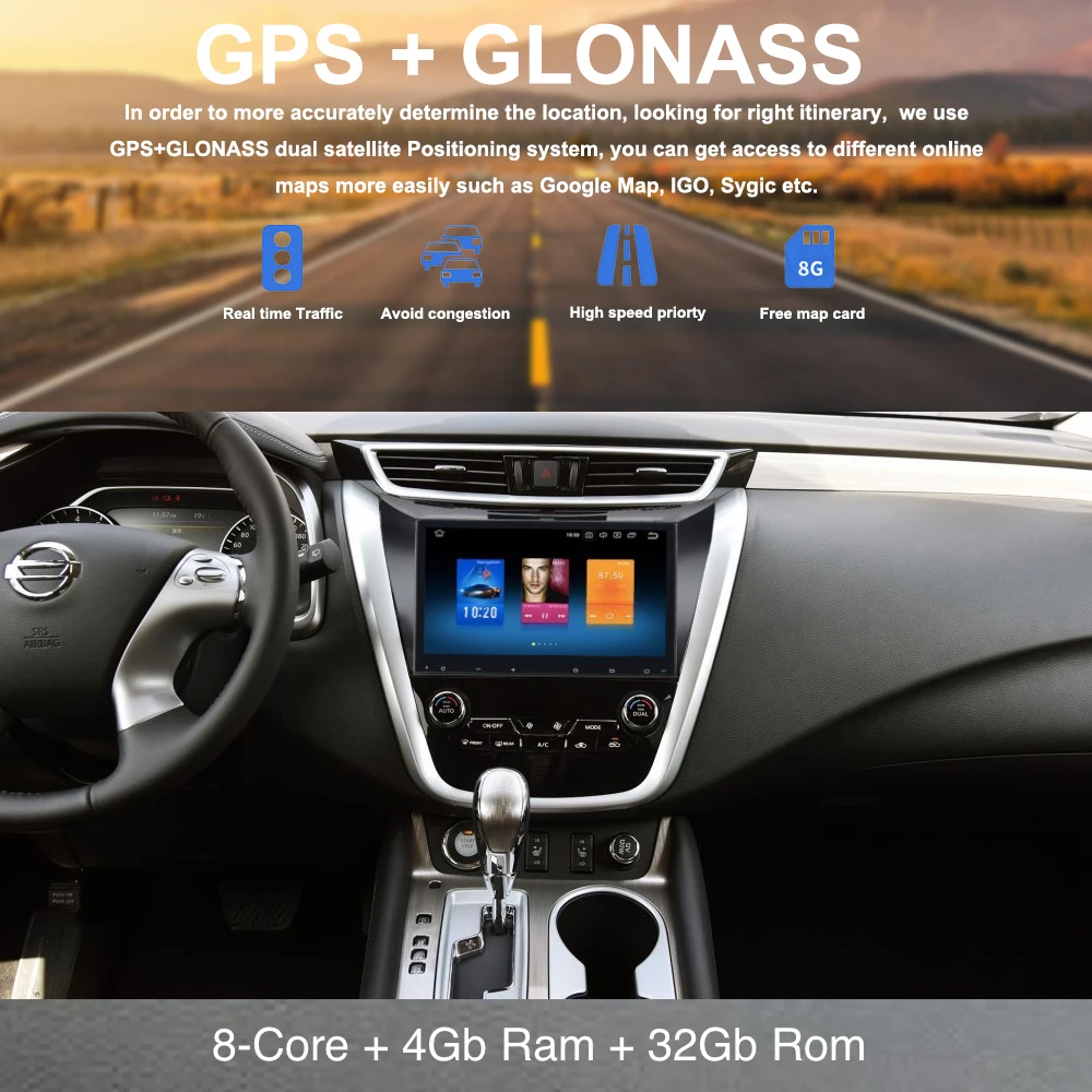 Clearance 1 din Car Radio GPS Android 9.0 for Nissan Murano Z52 DVD Player 2015 2016 2017 10.2" IPS 2.5D Screen Auto Stereo 360 Camera RDS 0 Clearance 1 din Car Radio GPS Android 9.0 for Nissan Murano Z52 DVD Player 2015 2016 2017 10.2" IPS 2.5D Screen Auto Stereo 360 Camera RDS 0