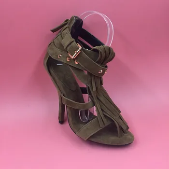 

Chocolate Gladiator Sandals Women Kd Shoes Summer Sapato Feminino Ankle Strap Heels Designer Women Summer Sandals 2016