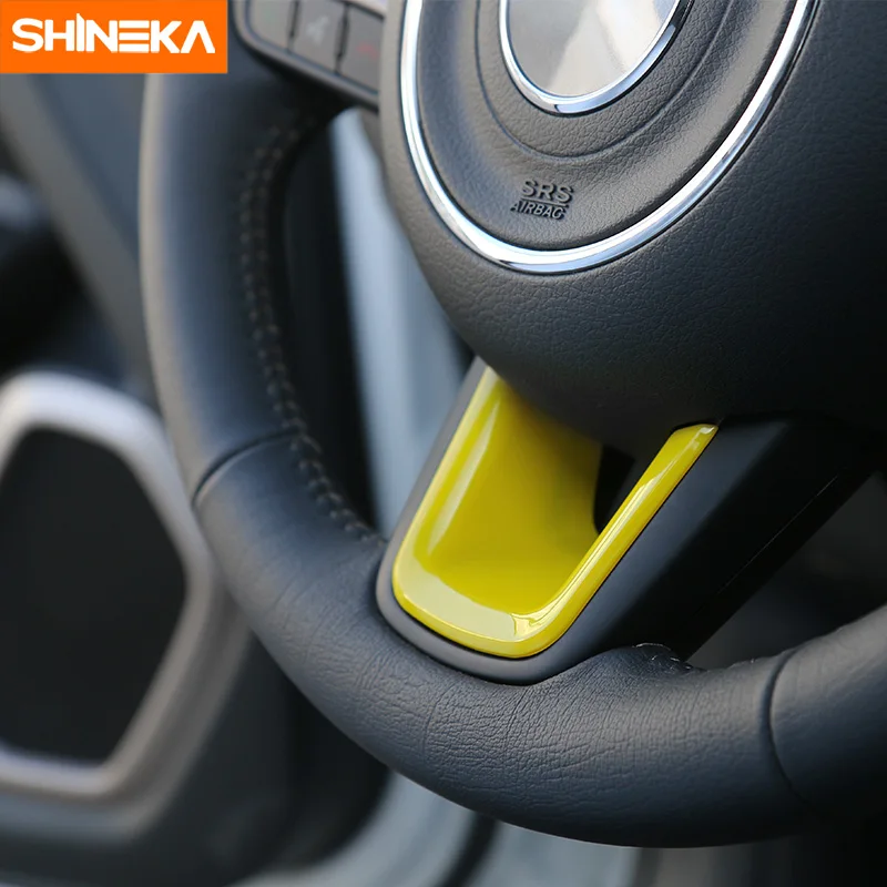 Автомобильный Стайлинг SHINEKA декоративная накладка на руль ABS для Jeep Renegade 2015 +