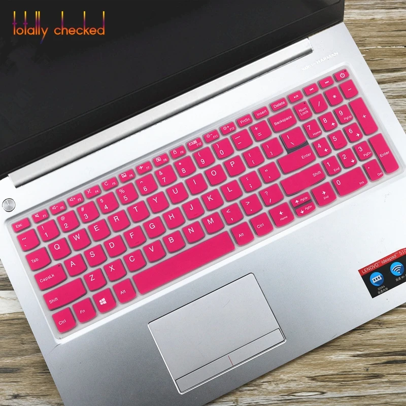 Для lenovo Ideapad S340 S 430 S340-15WL S340-15api 15,6 дюймов Тетрадь клавиатура защитная накладка для телефона силиконовый материал - Цвет: rose