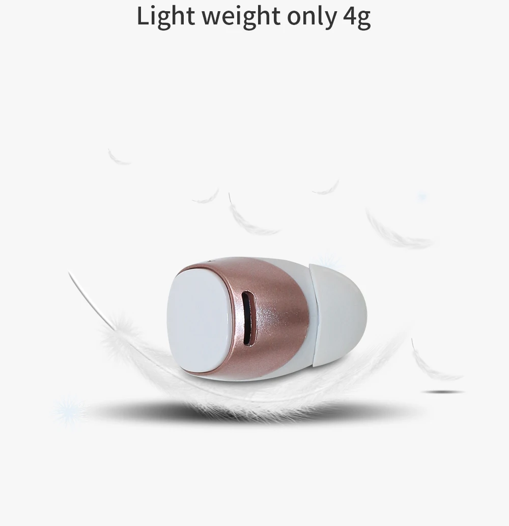 Mini7 Bluetooth Headset Earphone Handsfree Voice Control Wireless Earphones Tiny Earbud Earpods with Microphone for Mobile Phone (6)