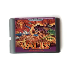 Valis 16 bits da Sega MD Cartão de Jogo para o Mega Drive para Genesis