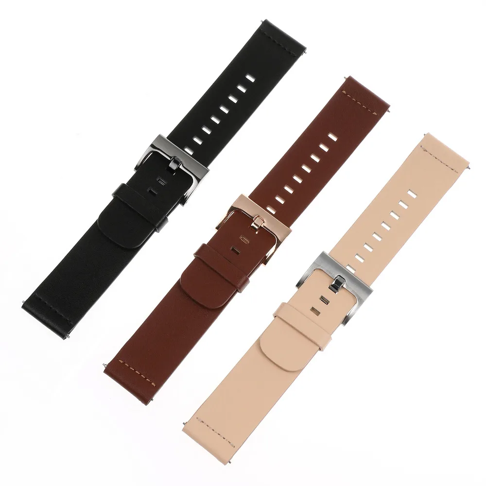 

Replacement Genuine Leather Wrist Watchband strap for MOTO 360 2nd Smart Watch Men's 42mm/46mm Women's 42mm for Pebble Watch